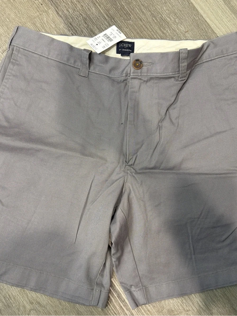 J. Crew Gray Men's Shorts 33x 7 NWT